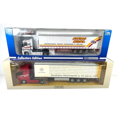 17 - A Corgi Truck Set and 6 1:43 articulated trucks. Corgi Moreton C. Cullimore & Son Ltd 2 piece se... 