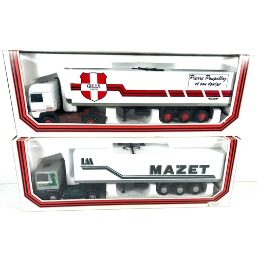 17 - A Corgi Truck Set and 6 1:43 articulated trucks. Corgi Moreton C. Cullimore & Son Ltd 2 piece se... 
