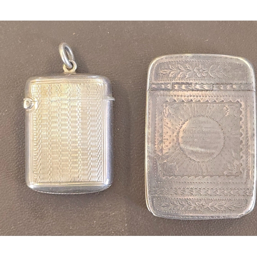 337 - A Georgian presentation silver snuff box, with gilt interior engraved overall, with presentation ins... 