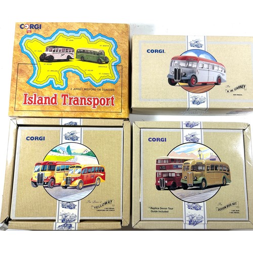 20 - 8 Corgi Classic 2 vehicle sets. The South Wales, The Buses of Coventry, The Buses of Yelloway, Jerse... 