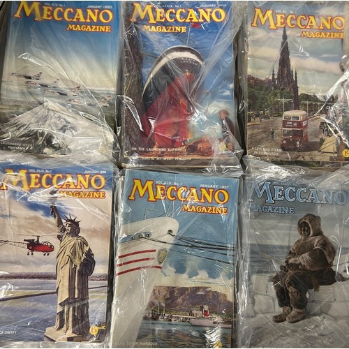 24 - A complete run of Meccano Magazines from 1951-1960, inclusive. 119 in total, all small format. No Au... 