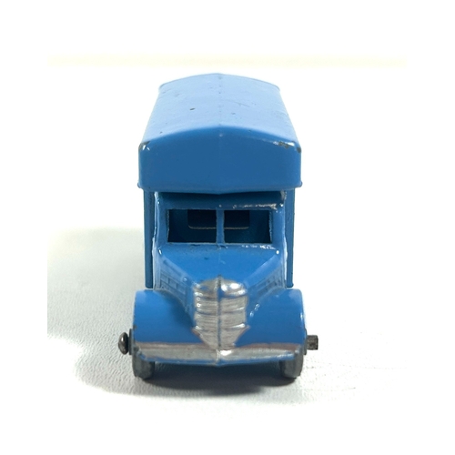 25 - Matchbox Series No.17 Bedford Removals Van. An example in light blue with silver trim, 
