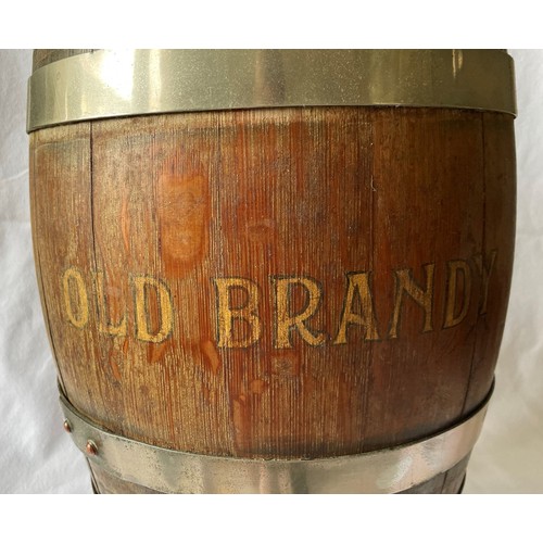 21 - Antique Brandy Barrel with Tap
c. 54cm