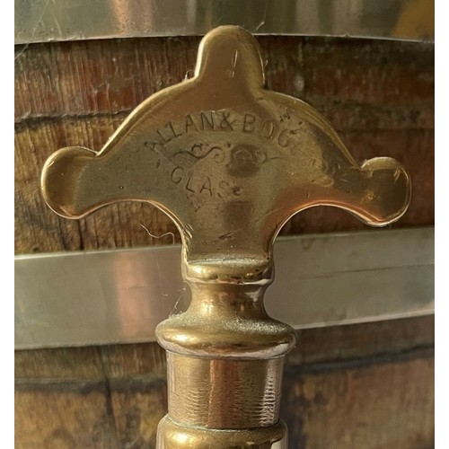 21 - Antique Brandy Barrel with Tap
c. 54cm