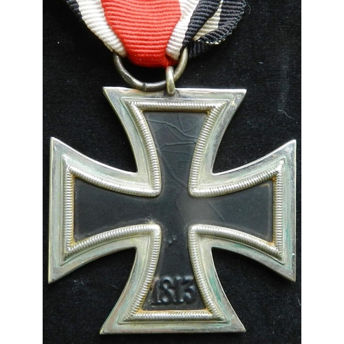 1 - WW II Iron Cross 2nd class. Suspension ring stamped ‘84’. Made by Carl Posllath – Schrobenhausen.