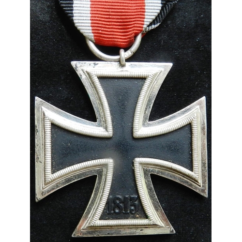 3 - WW II Iron Cross 2nd class. Suspension ring stamped ‘13’. Made by Gustav Brehmer – Markneukirchen/Sa... 