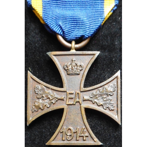 62 - Brunswick WW I War Merit Cross 1914 2nd class.