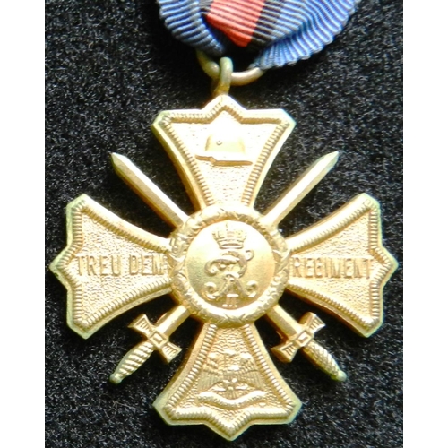 160 - WW I Regimental Commemorative Cross of the Former German Army.