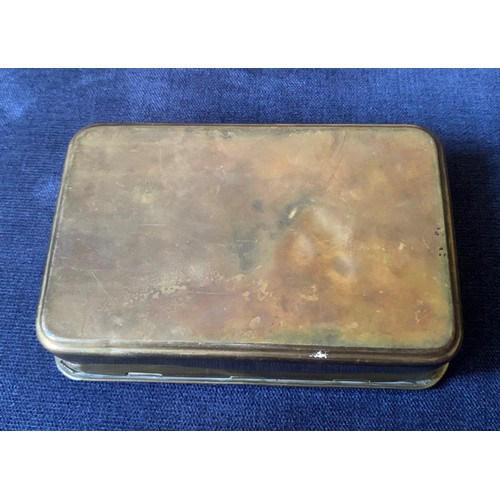 214 - A First World War 1914 Princess Mary Christmas tin, empty