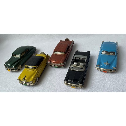 117 - Five boxed The Brooklin Collection diecast model vehicles. A 1958 Pontiac Bonneville Convertible- bl... 