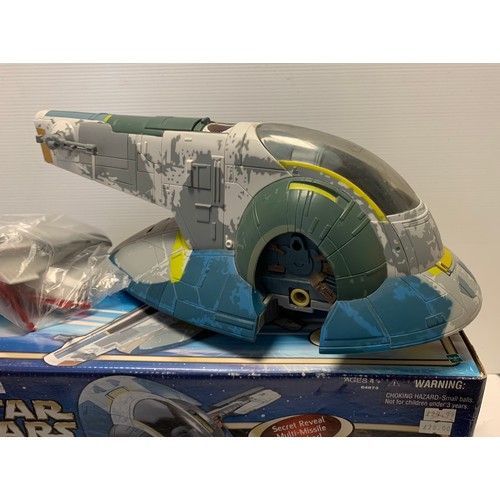 129 - Boxed Star Wars Jango Fett Ship And Other Similar 
(2)