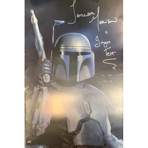 130 - Star Wars - A Signed Star Wars Attack of the Clones Cinema Poster
Heavy Card, in good condition, som... 