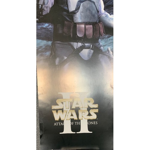 130 - Star Wars - A Signed Star Wars Attack of the Clones Cinema Poster
Heavy Card, in good condition, som... 