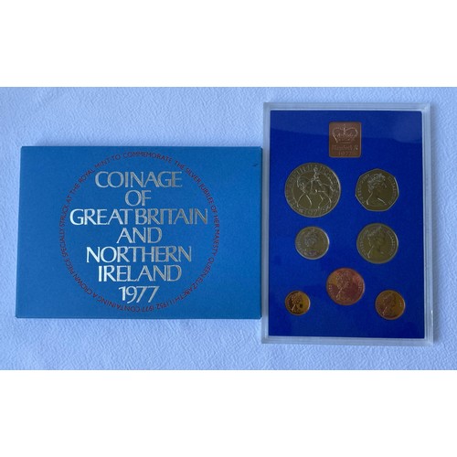 252 - Seven Sets of UK Proof and Commemorative Coin Sets (7). 
2008 Proof Collection in Presentation Case ... 