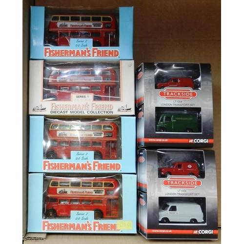 100 - Box of 25 various buses etc. Boxed.