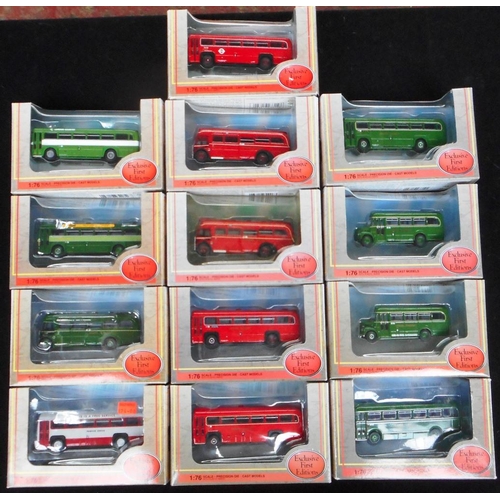 44 - EFE. (13) Various single decker buses, including 3 duplicates. Boxed.