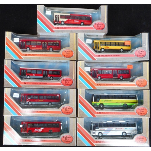 50 - EFE. (9) Various single decker buses. Boxed.