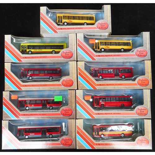 51 - EFE. (9) Various single decker buses, including 1 duplicate. Boxed.