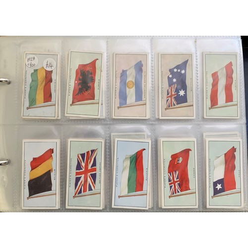 182 - Album of cigarette cards. PLAYERS. Flags of the League of Nations. (1928).; British Livestock. (Smal... 