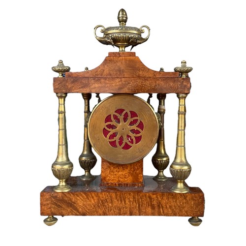 3 - Ornamental clock with porcelain dial signed Gille Laine of Paris