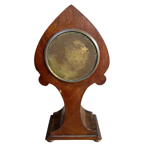 5 - Art Nouveau Stylised Clock inscribed Owen & Robinson, Leeds