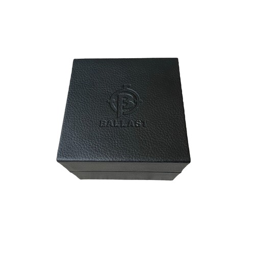 75 - A Ballast Gents Wristwatch on Black Leather Strap with Additional Brown Leather Strap. In Original B... 