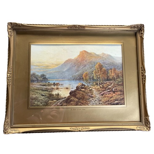 181 - Framed Print after Watson in Ornate Gilt Frame & Framed Pair of Colour Prints After De Breanski (3)