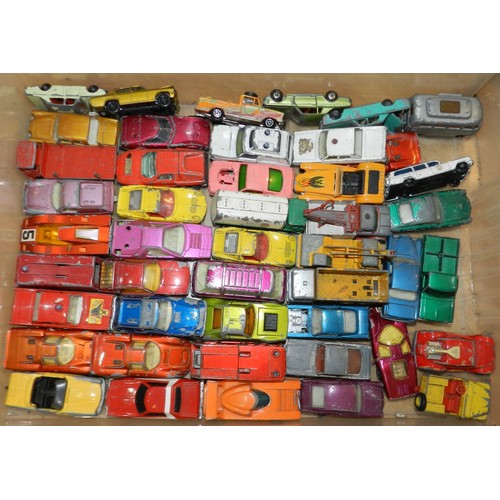 83 - Matchbox. Over 130 mainly matchbox die-cast vehicles. Well played with.