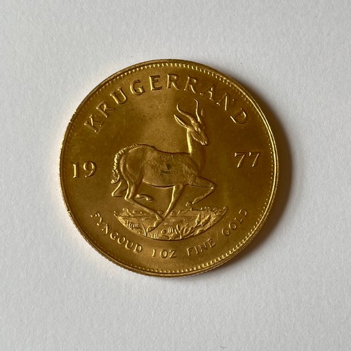 107 - Kruggerand 1977 1oz fine gold mint mark cls