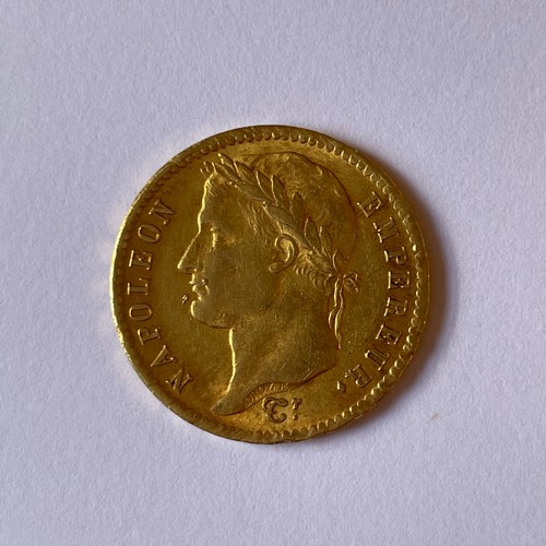 125 - 1811 20 Franc gold coin produced by Empire Francais