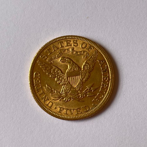 126 - USA - Gold 1899 $5 Dollar Coin (Half Eagle) - Liberty Head