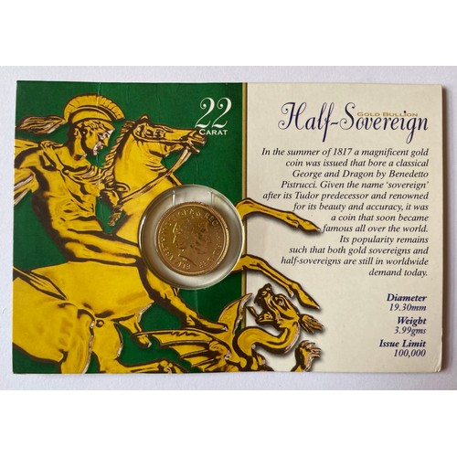 137 - Limited Edition Half Sovereign 2001