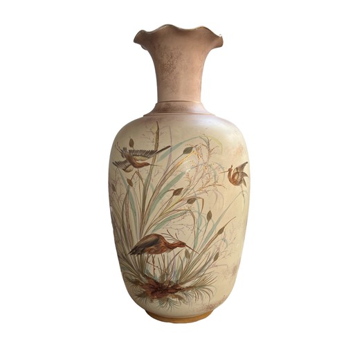 88 - A Large Ceramic Vase with Heron Design
c.60cm
Not available for in-house posting