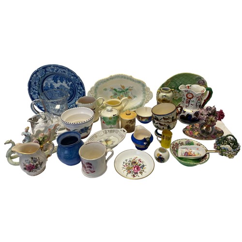 91 - A Collection of Small Ceramics & Collectibles including a Blue Dakin Tea service, A Small German Tea... 