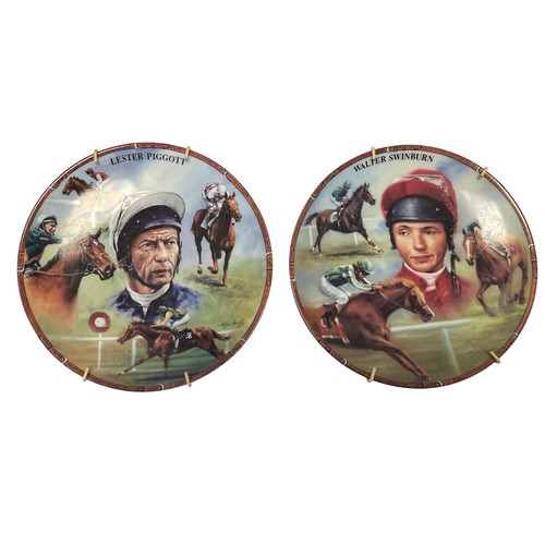 67 - Horse Racing Interest - a Collection of Horse & Jockey Commemorative plate by Royal Worcester & othe... 