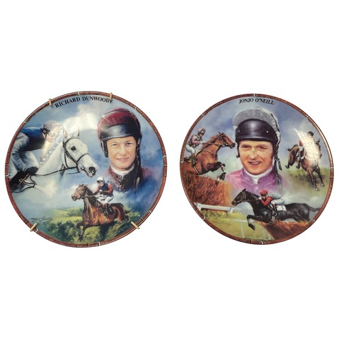 67 - Horse Racing Interest - a Collection of Horse & Jockey Commemorative plate by Royal Worcester & othe... 