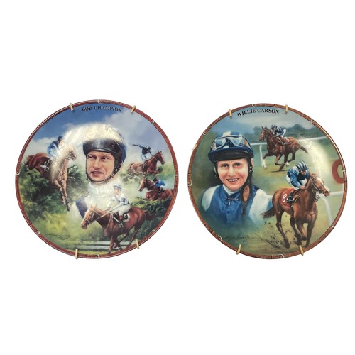 67 - Horse Racing Interest - a Collection of Horse & Jockey Commemorative plate by Royal Worcester & othe... 