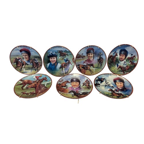 67 - Horse Racing Interest - a Collection of Horse & Jockey Commemorative plate by Royal Worcester & othe... 