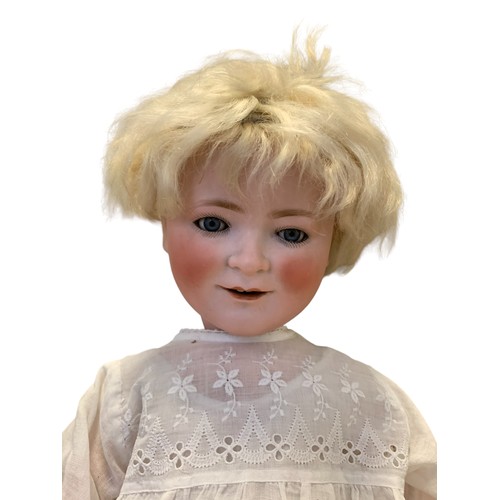 82 - Rare Porzellanfabrik Burggrub Princess Elizabeth bisque socket head doll
The head marked 'Burggrub P... 