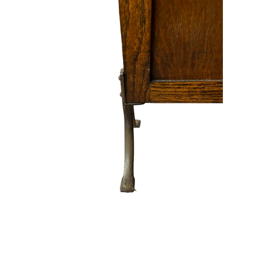 176 - Edwardian Oak Fire Screen