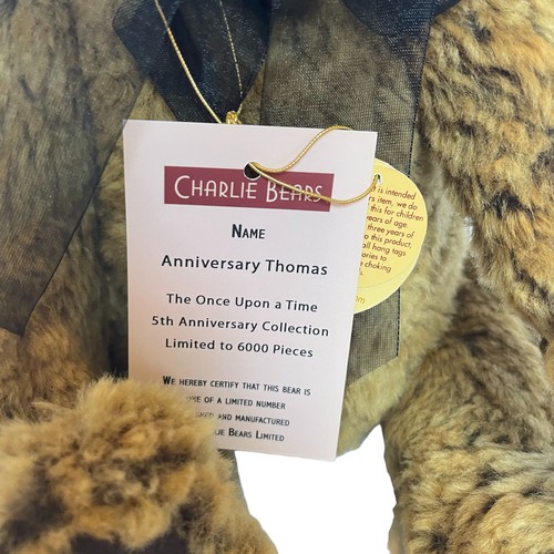 152 - Charlie Bear Anniversary Thomas -Limited Edition- The Once Upon A time 5th Anniversary Collection Li... 