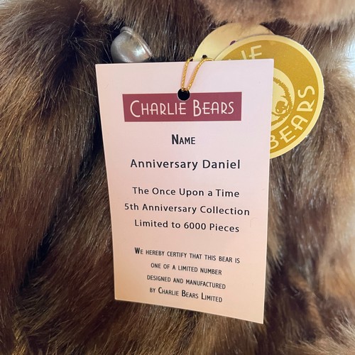 174 - Charlie Bear Anniversary Daniel- Limited Edition- The Once Upon A time 5th Anniversary Collection Li... 