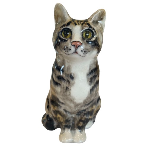 307 - A Collection of F. Winstanley Pottery Cat Figures (4)
Upright Tabby size 6 c.29cm
Upright Tabby size... 