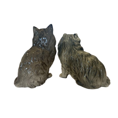 308 - Two Large Ceramic Cats, Beswick & Coupercraft