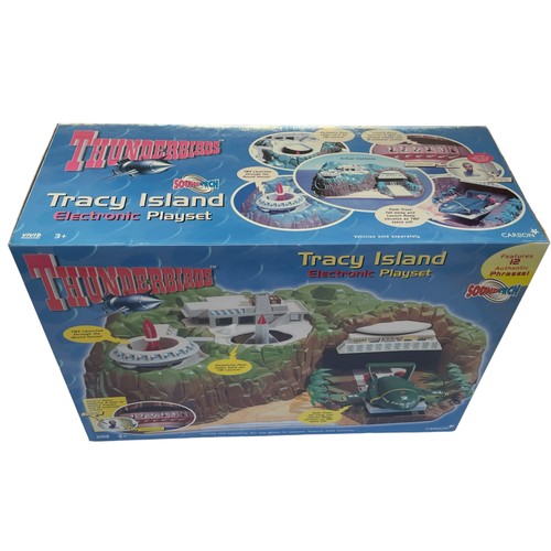 107 - Boxed Carlton Vivid Imaginations Thunderbirds Tracy Island Electronic Playset. Contents appear good ... 