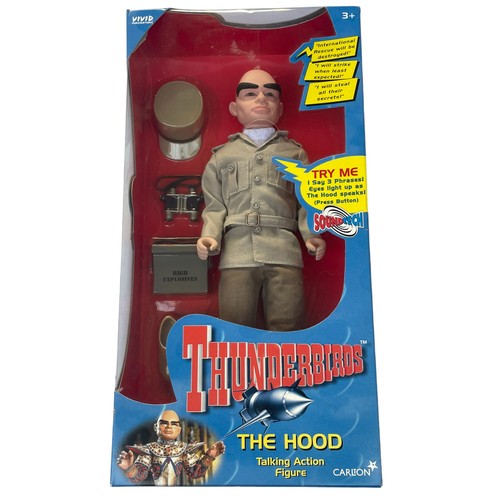 108 - Five 'Thunderbirds' talking action figures by Carlton/Vivid Imaginations, to include Scott Tracy, Al... 