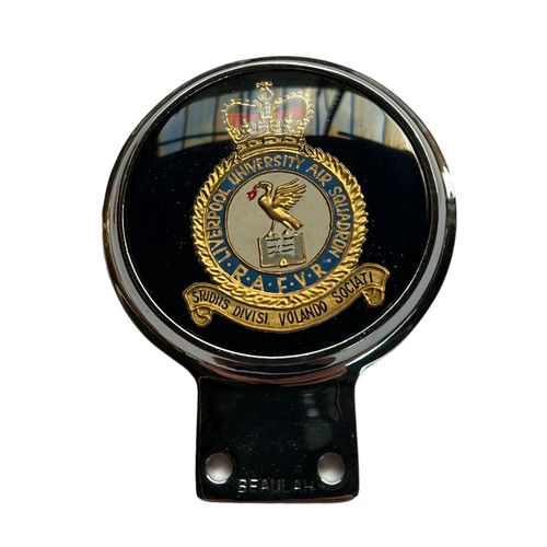 Liverpool University Air Squadron RAFVR Car Badge