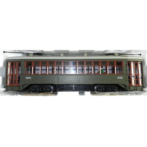 17 - LGB G gauge 20380 New Oerleans streetcar. Boxed new.