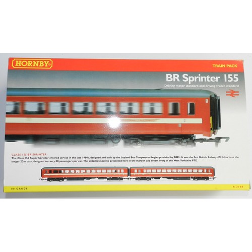 46 - Hornby 00 gauge. R.2108 train pack. 2-car BR Sprinter 155. Boxed new.