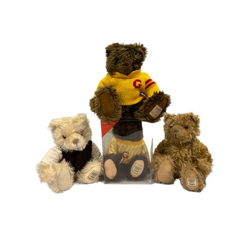 131 - A Collection of Teddy Bears
inc 4 x Harrods c.32cm (Rose & Xmas 2002/2003/2004) & 4 x Giorgio Beverl... 